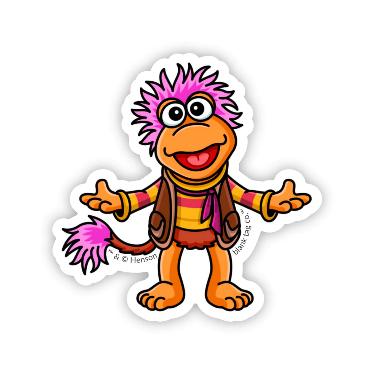 The Gobo Fraggle Rock Sticker