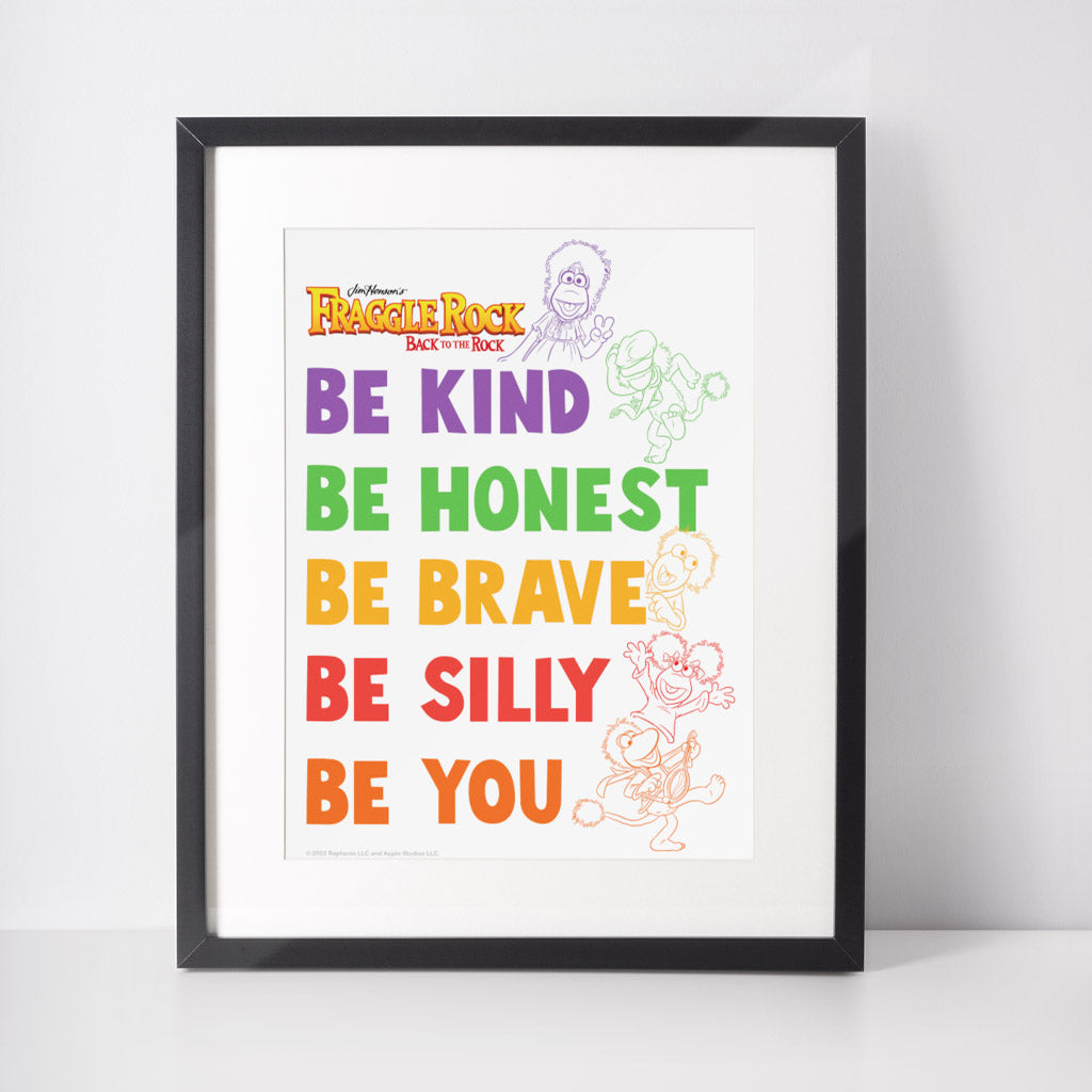 Be You Inspirational - Fraggle Rock Art Print