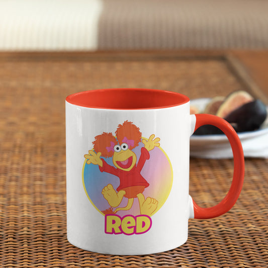 Red - Fraggle Rock Coloured Mug