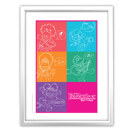 Pop Art - Fraggle Rock Art Print