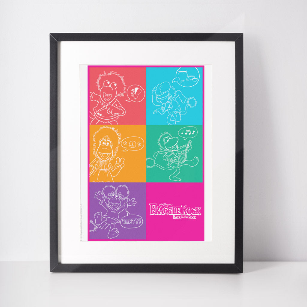Pop Art - Fraggle Rock Art Print