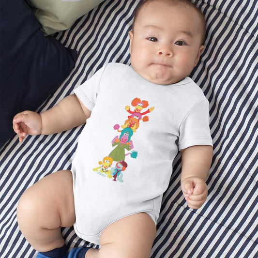 Stack Fraggles Baby Grow