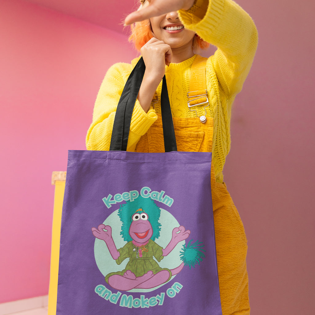 Keep Calm and Mokey on Fraggle Rock Tote Bag