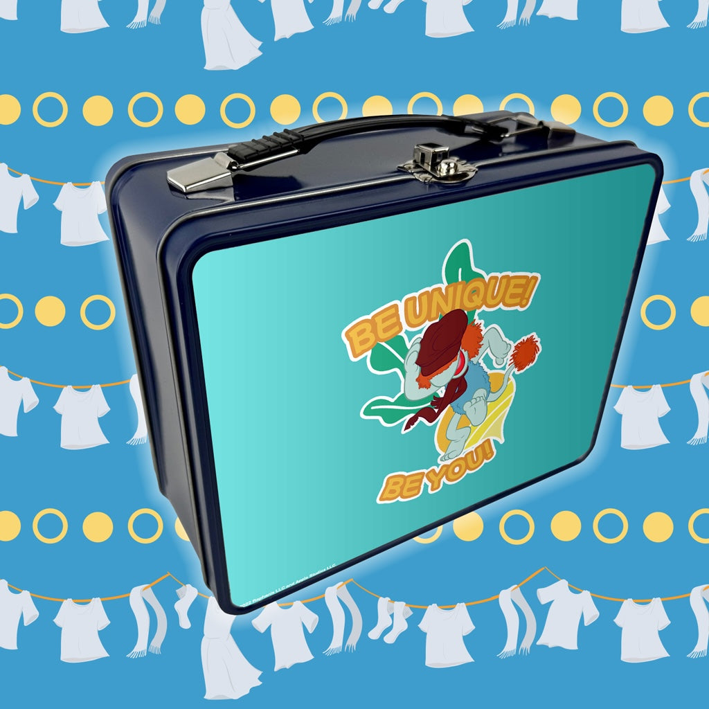 Be Unique! Be You! Fraggle Rock Metal Lunch Box