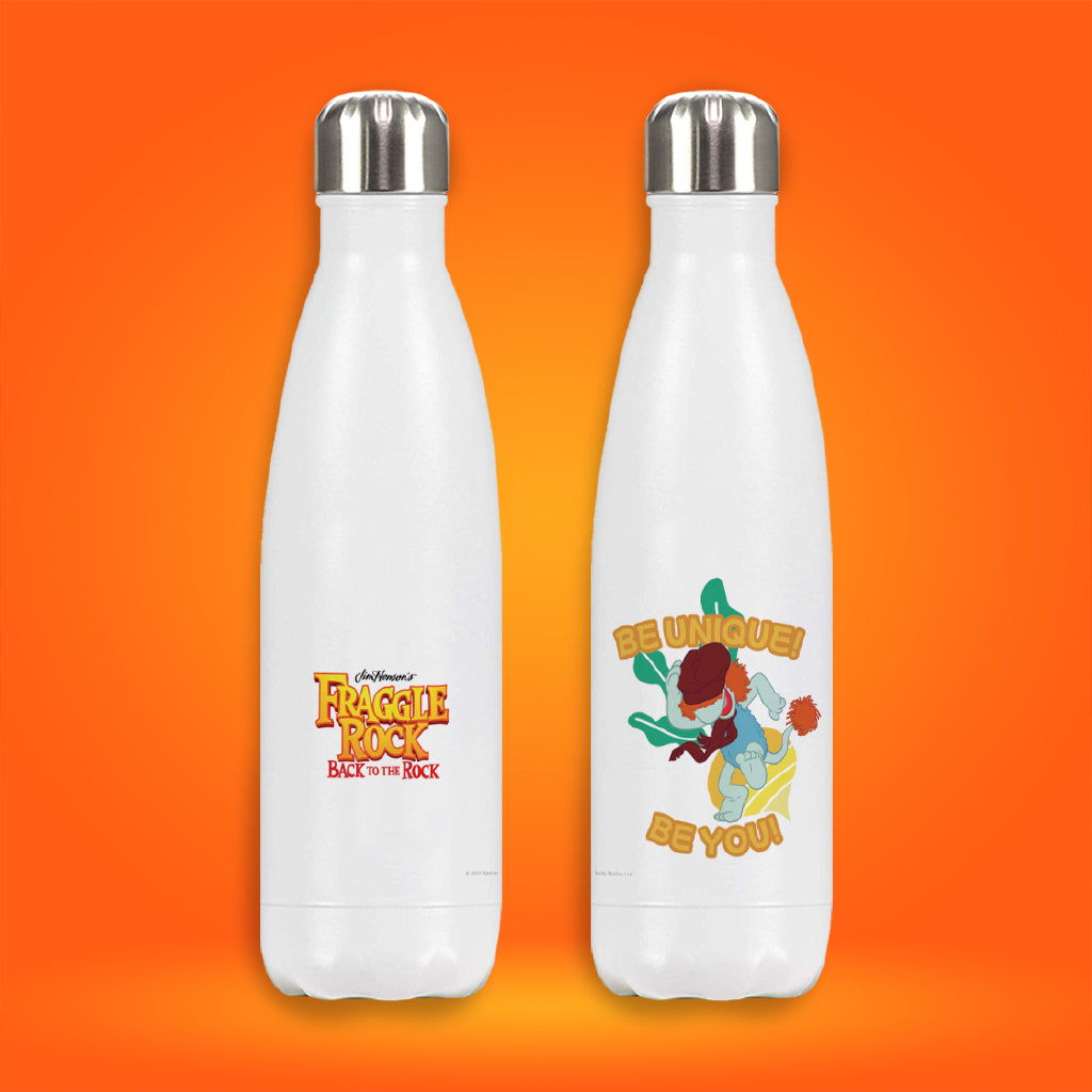 Be Unique! Be You! Fraggle Rock Premium Water Bottle