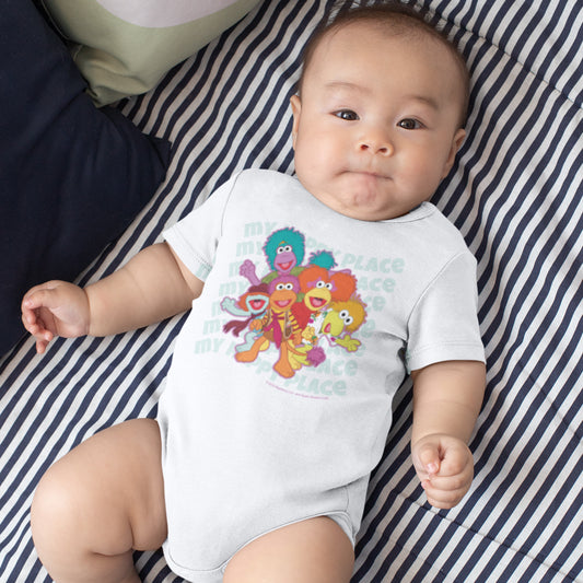 My Happy Place Fraggle Rock Baby Grow