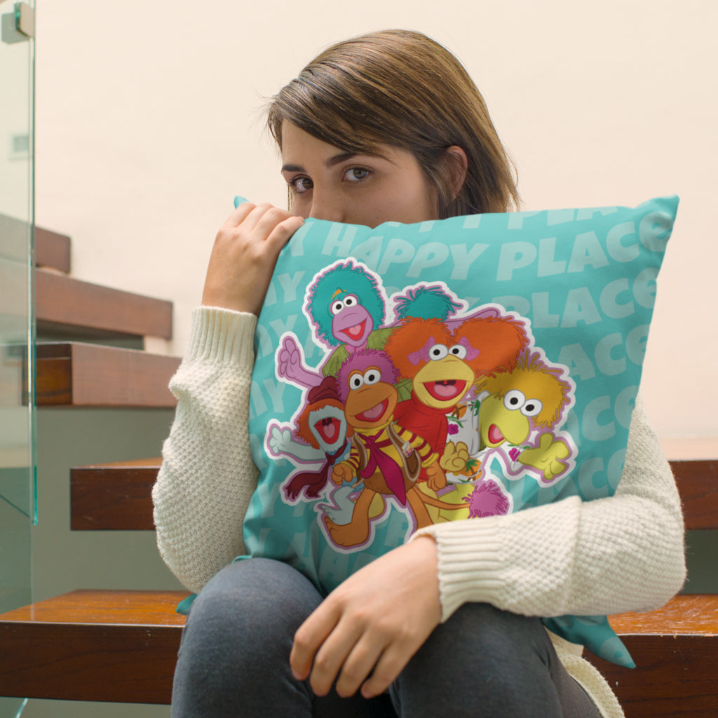 My Happy Place Fraggle Rock Cushion