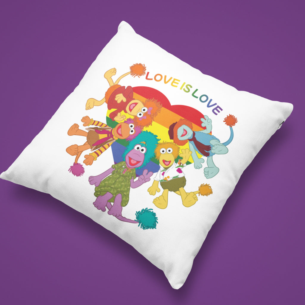 Love is Love Fraggle Rock Cushion