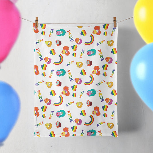 Pride Fraggle Rock Tea Towel