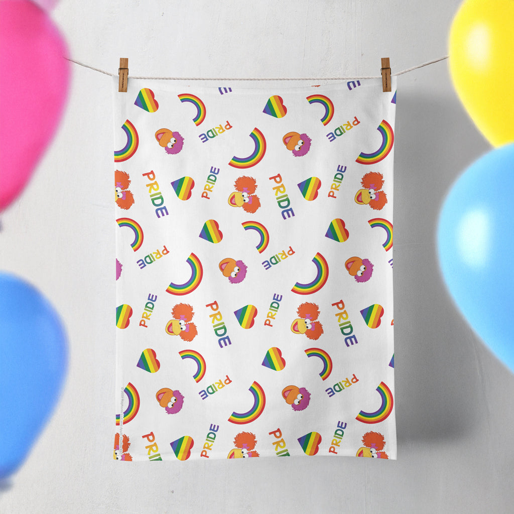 Red and Gobo Pride Tea Towel