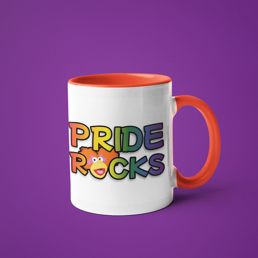 Red Fraggle Pride Rocks Coloured Mug