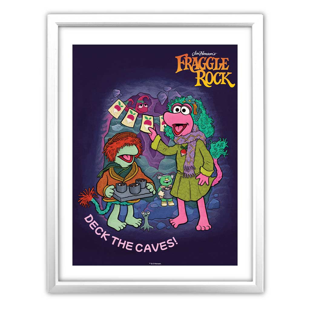 Deck the Caves Fraggle Rock Christmas Art Print