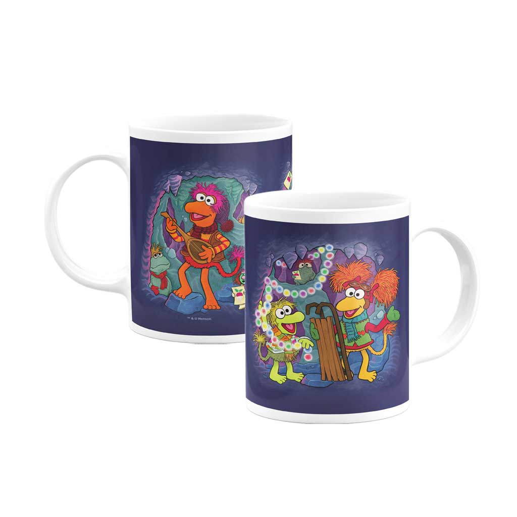 Time for Joyous Holiday Fraggle Rock Christmas Mug