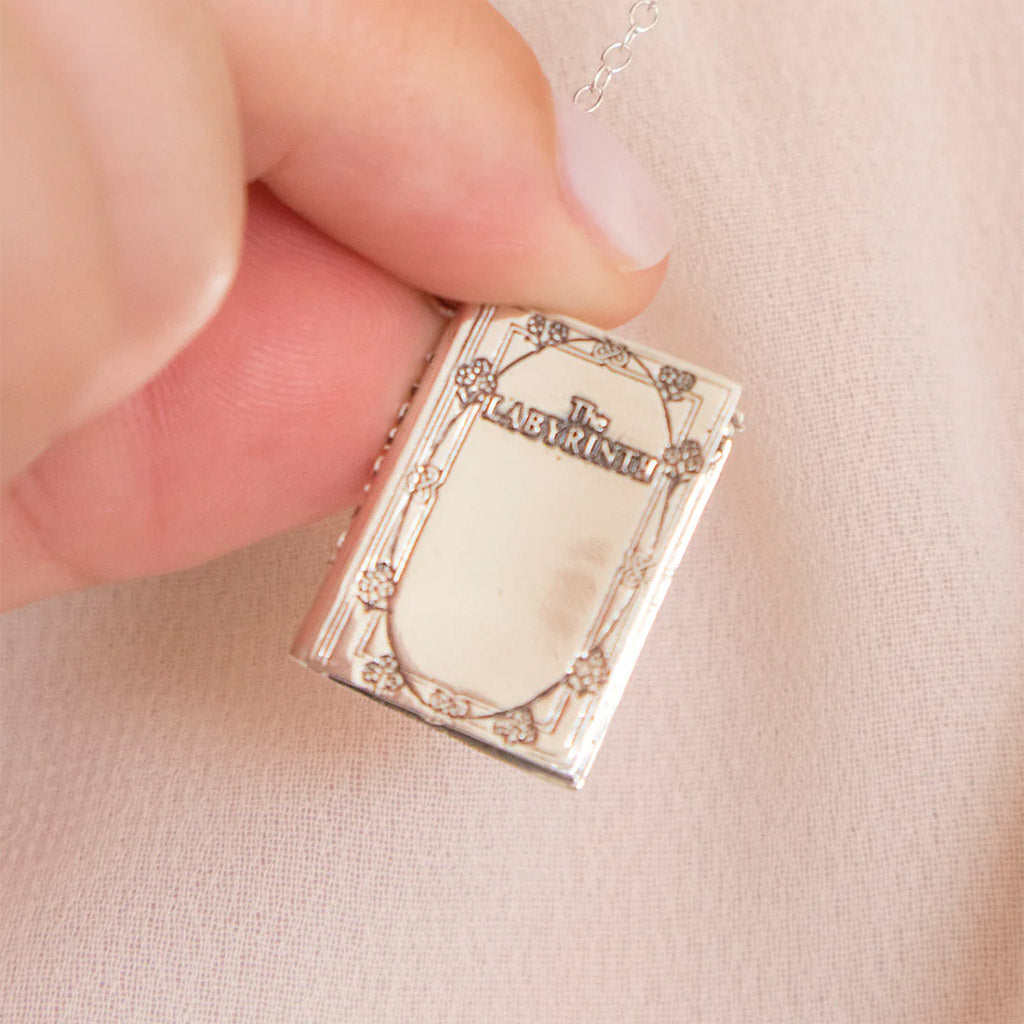 Labyrinth Story Book Necklace