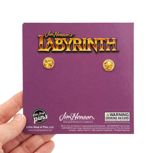 The Worm and Teacup Enamel Pins with Removable Chains