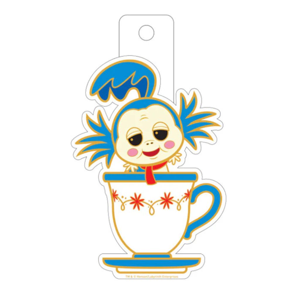 The Worm and Teacup Sticker