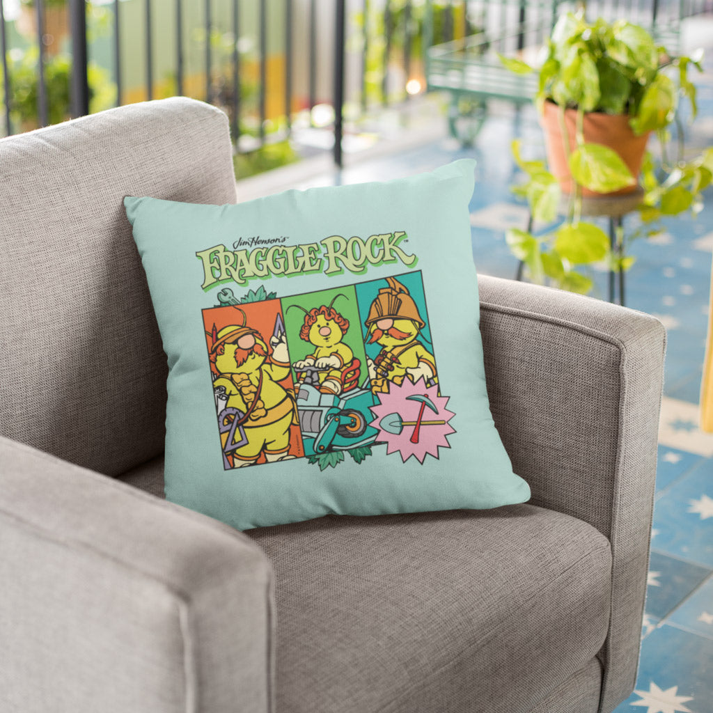 The Hardworking Doozers - Fraggle Rock Classic Cushion