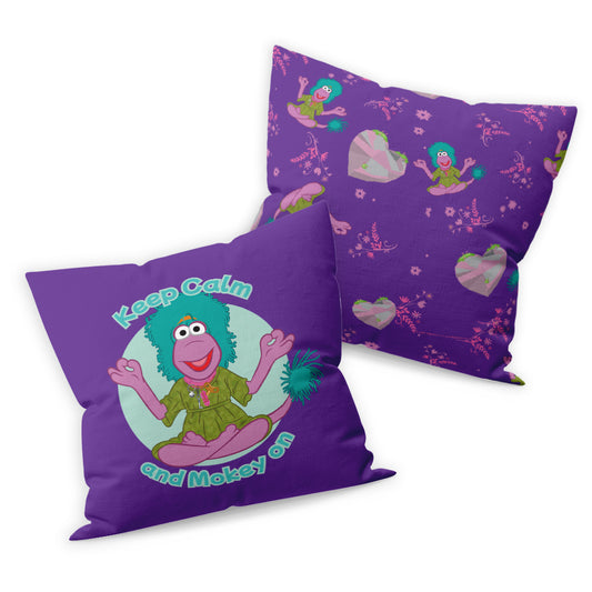 Keep Calm and Mokey on Fraggle Rock Cushion