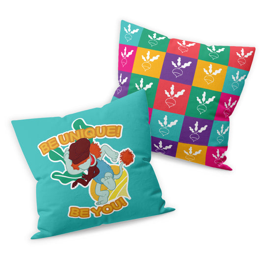 Be Unique! Be You! Fraggle Rock Cushion