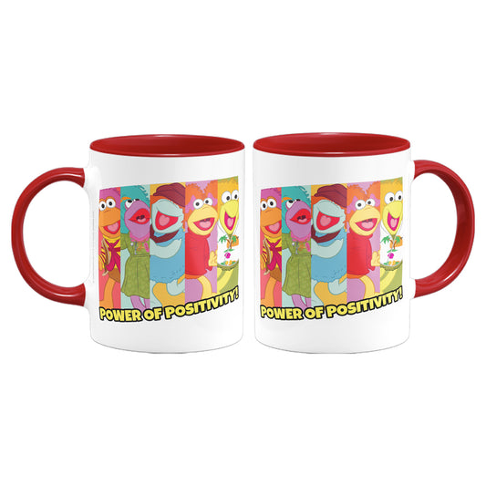 Power of Positivity! Fraggle Rock Coloured Mug
