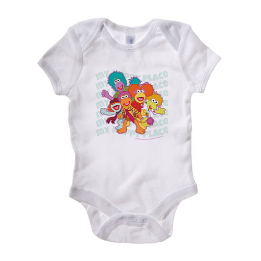 My Happy Place Fraggle Rock Baby Grow