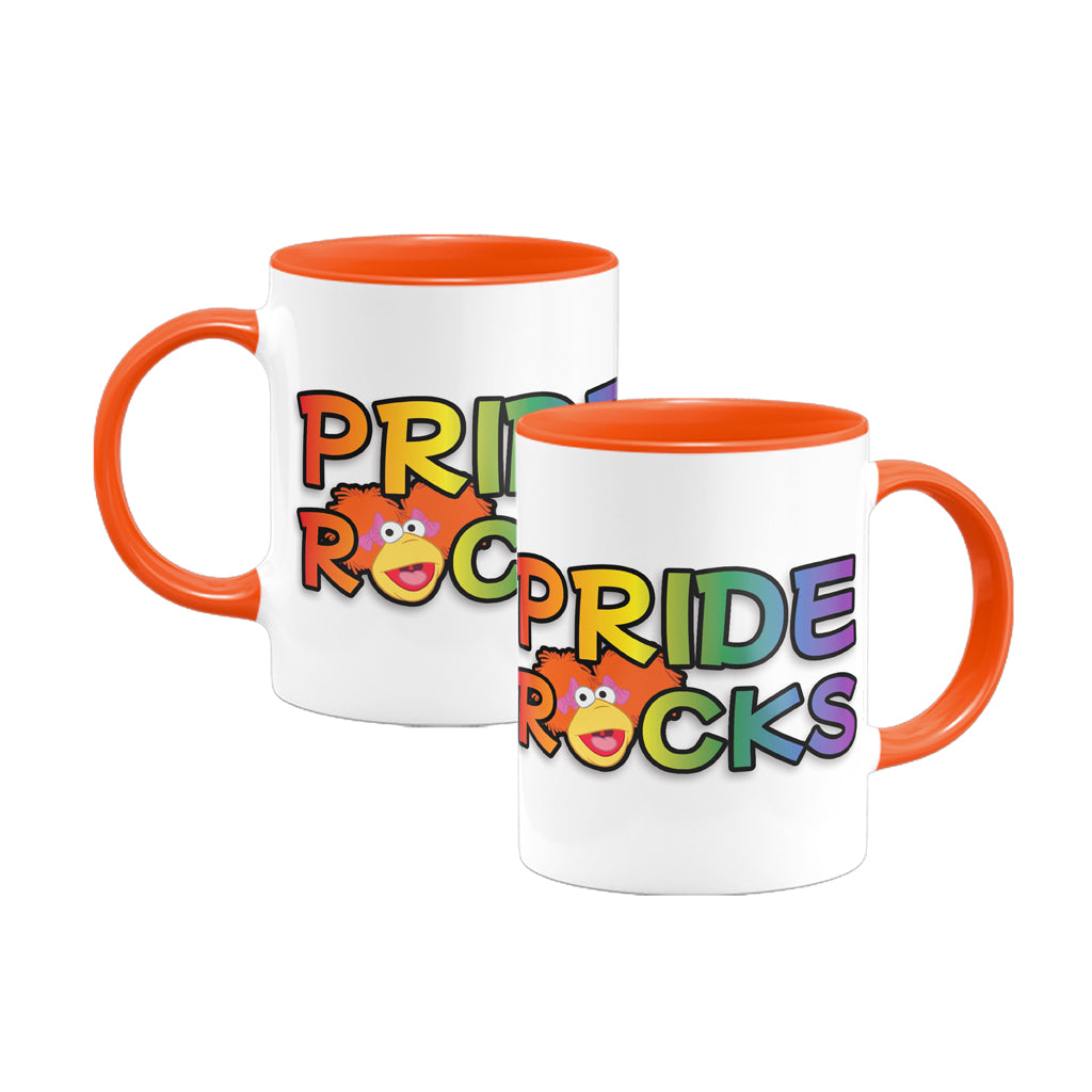 Red Fraggle Pride Rocks Coloured Mug