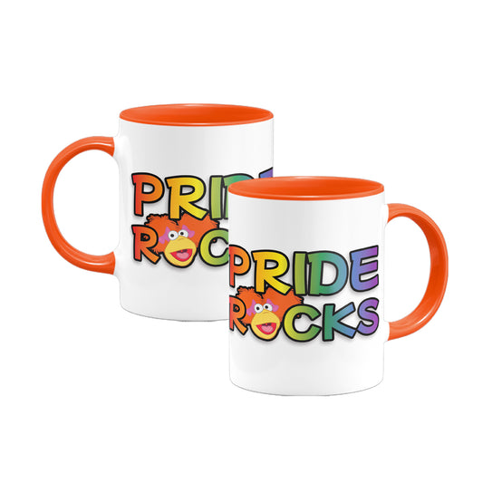 Red Fraggle Pride Rocks Coloured Mug