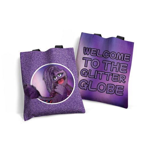 Welcome to the Glitter Globe Tote Bag