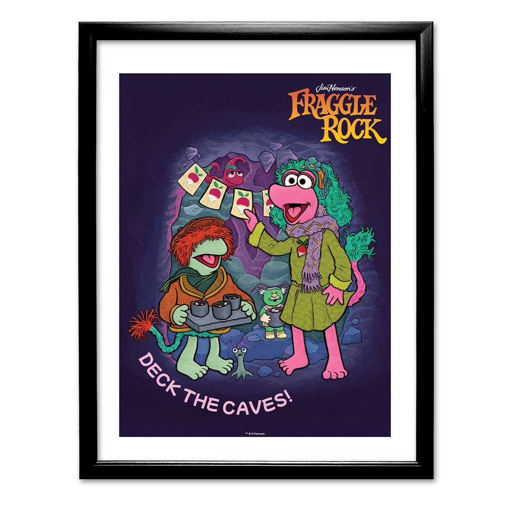 Deck the Caves Fraggle Rock Christmas Art Print