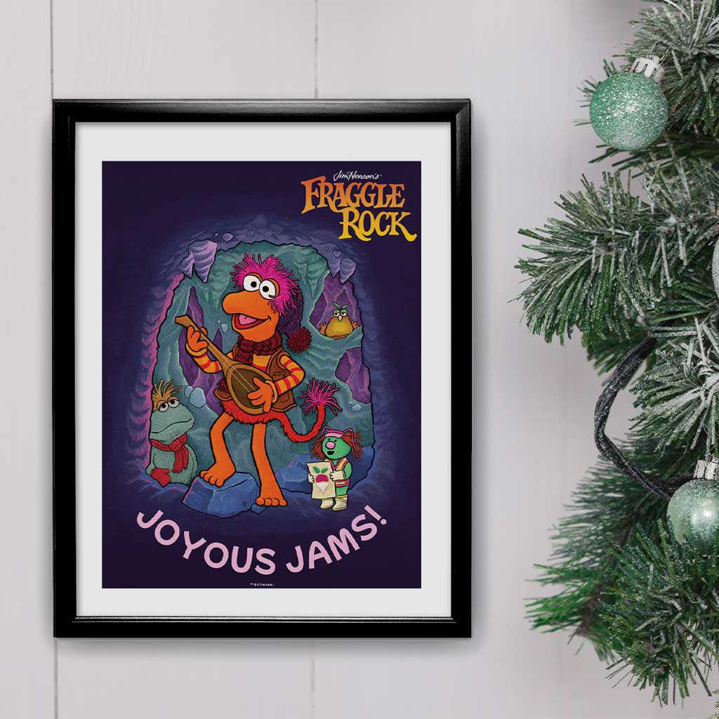 Joyous Jams Fraggle Rock Christmas Art Print