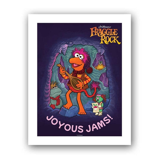 Joyous Jams Fraggle Rock Christmas Art Print