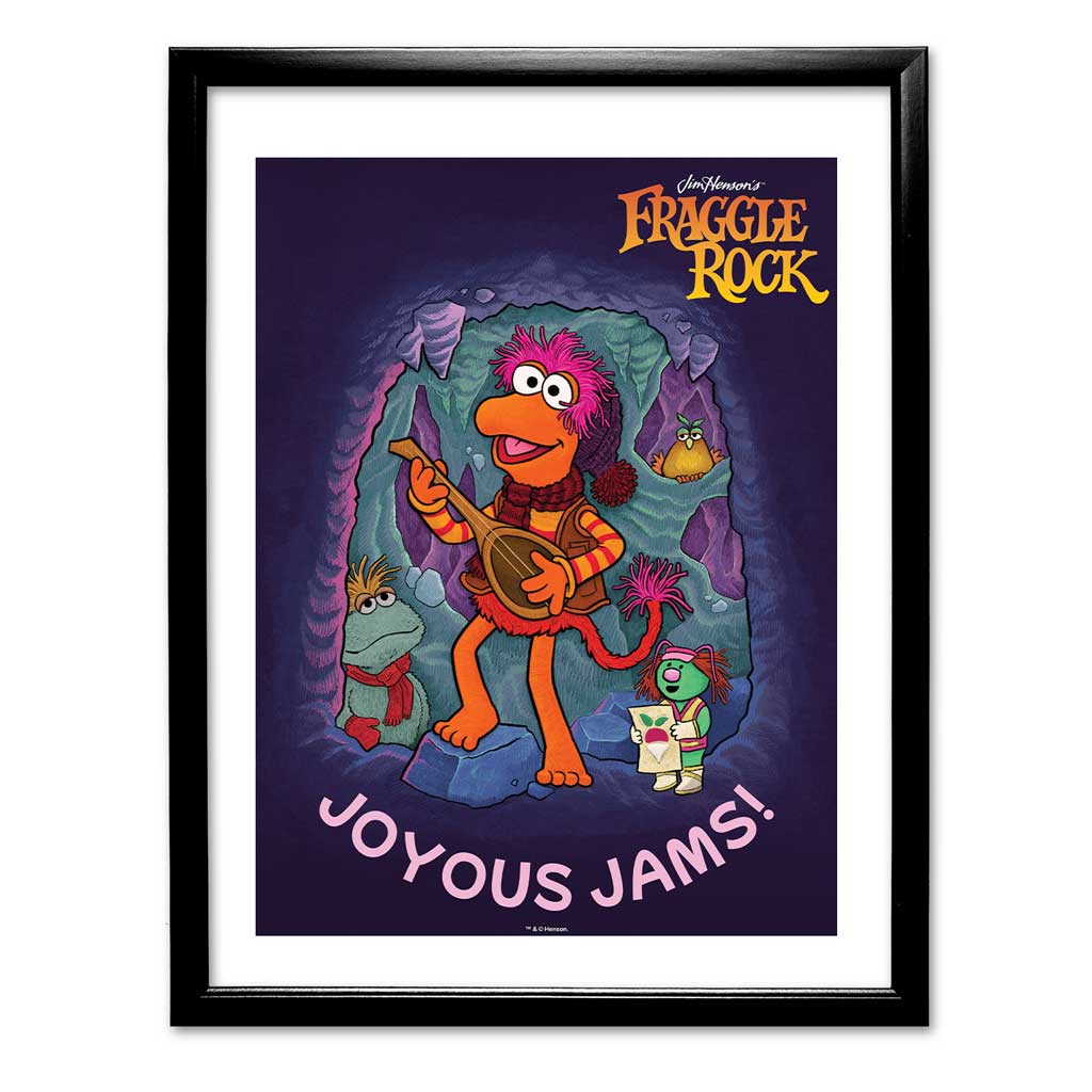 Joyous Jams Fraggle Rock Christmas Art Print