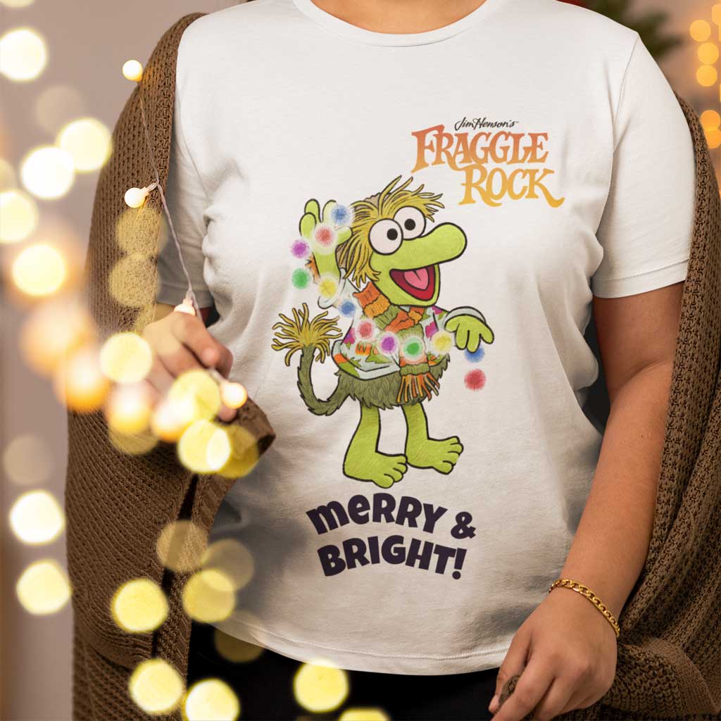 Merry & Bright Fraggle Rock Christmas T-Shirt