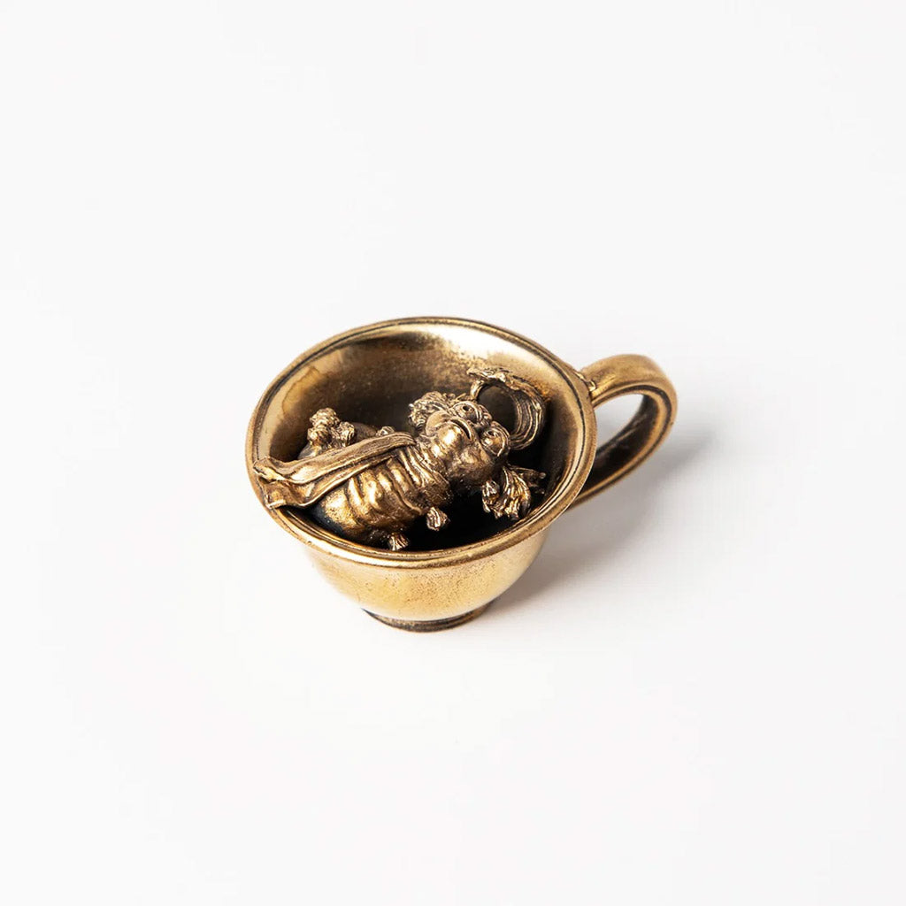 Labyrinth Miniature Bronze Worm