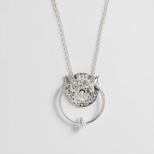 Labyrinth Right Door Knocker Necklace