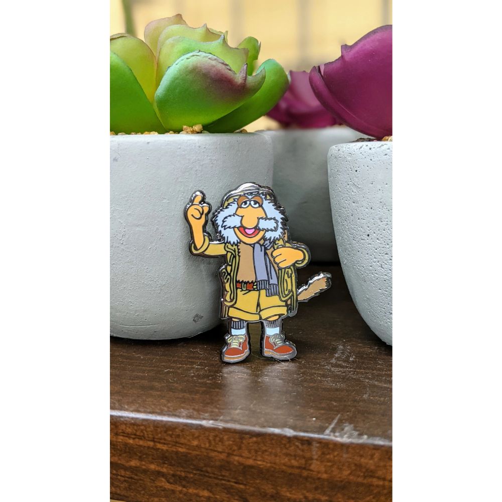 Uncle Travelling Matt Enamel Pin