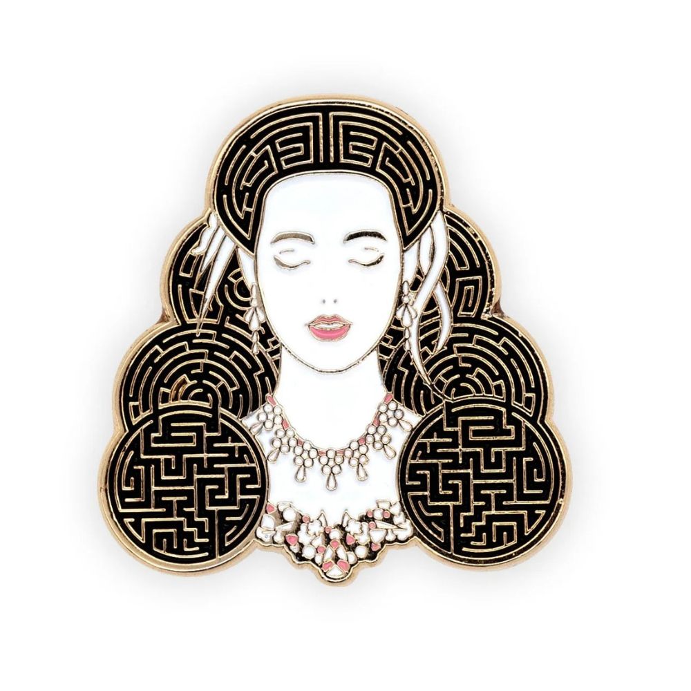 Sarah Enamel Pin
