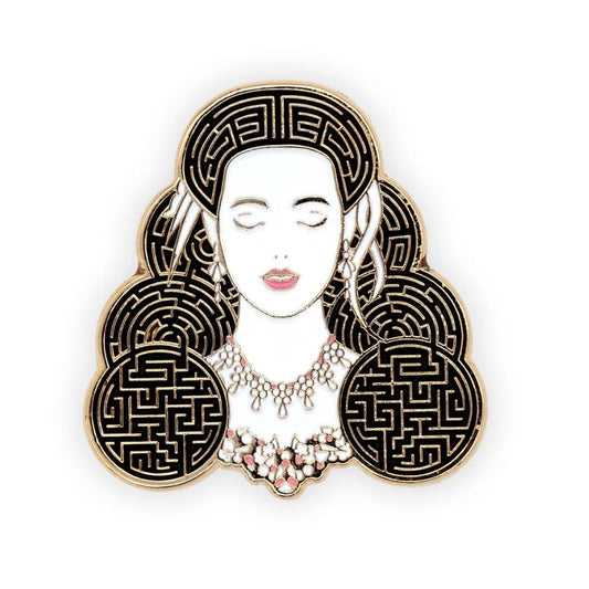 Sarah Enamel Pin
